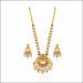 Aisshpra Meena Design Gold Necklace Set in 18 Kt Traditional Wear Jewellery for Women