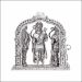 Aisshpra 92.5 Purity Ram Darbar Silver Idol Antique Style Devotional Items