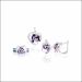 Aisshpra 92.5 Purity Silver Pendant Set Comes with a pair of matching Earrings & Ring 