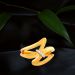 Aisshpra Signity Gold Ring in 18 Kt Stylish Casual wear Jewellery for Women
