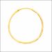 Aisshpra Gold Plain Bali Earrings in 18 Kt Daily Wear Jewellery for Women