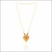 Aisshpra Gold Necklace in 18 Kt Classical Geru Design Traditional Wear Jewellery for Women