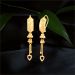 Aisshpra Gold Drop Earrings in 18 Kt Turkish Design Wedding Jewellery for Women