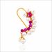 Aisshpra Marathi Gold Nath in 18 Kt Traditional Wear Jewellery for Women