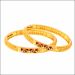 Aisshpra Gold Bangles in 22 Kt Traditional Rawa Design Wedding Jewellery for Women