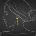 Aisshpra Gold Latkan Earrings in 18 Kt for Women Elegant Traditional Wear Jewellery 