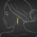 Aisshpra Gold Jhumka Earrings in 18 Kt Classic Party Wear Jewellery for Women