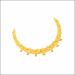 Aisshpra Gold Hasuli Necklace Set in 22 Kt Stylish Party Wear Jewellery for Women 
