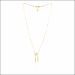 Aisshpra Signity Gold Pendant Set in 18 Kt Stylish Party Wear Jewellery for Women 