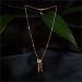 Aisshpra Signity Gold Pendant Set in 18 Kt Stylish Party Wear Jewellery for Women 