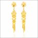 Aisshpra Gold Jhumka Earrings in 18 Kt for Women Traditional Wear Jewellery