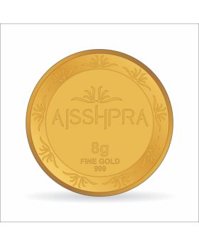 Aisshpra 8 gram Famous Kalpataru Tree Gold Coin, The Prosperity Coin