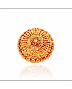 Aisshpra Gold Cocktail Ring in 18 Kt Stylish Party wear Jewellery for Women