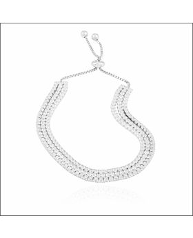 Aisshpra 92.5 Sterling Silver Bracelet Stylish & Trendy Party Wear Jewellery for Women