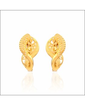 Aisshpra Casting Gold Earrings in 22 Kt Stylish Daily Wear Jewellery for Women