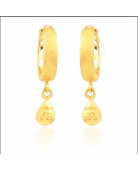 Aisshpra Gold Earrings in 18 Kt Elegant Daily Wear Jewellery for Kids & Teens